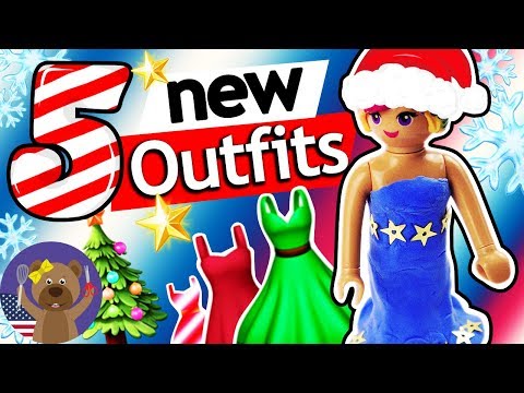 Playmobil Fashion DIY | Extreme Makeover PLAYMOBIL | 5 New Outfits | Washitape, Silk Clay