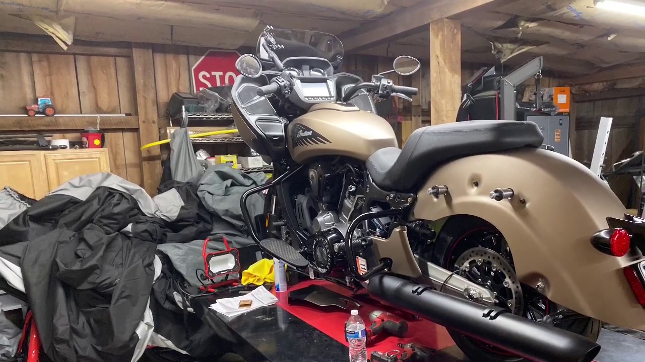 ICE AGE TV HOW TO 2020 Indian Challenger Crash Bars Installation YouTube