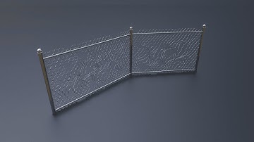 Chain Fence Generator in geometry nodes