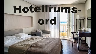 Yrkesord - Arbeta på hotell - Hotellrummet - Svenska