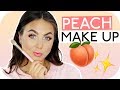 GLOWY & PEACH MAKEUP TUTORIAL mit Drogerieprodukten deutsch 🍑| Schicki Micki