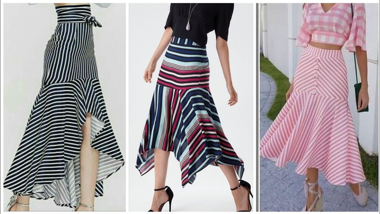 European And American-style Printed Womens Skirt