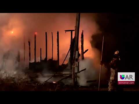 Incendio destruye casa en el Condado Pope