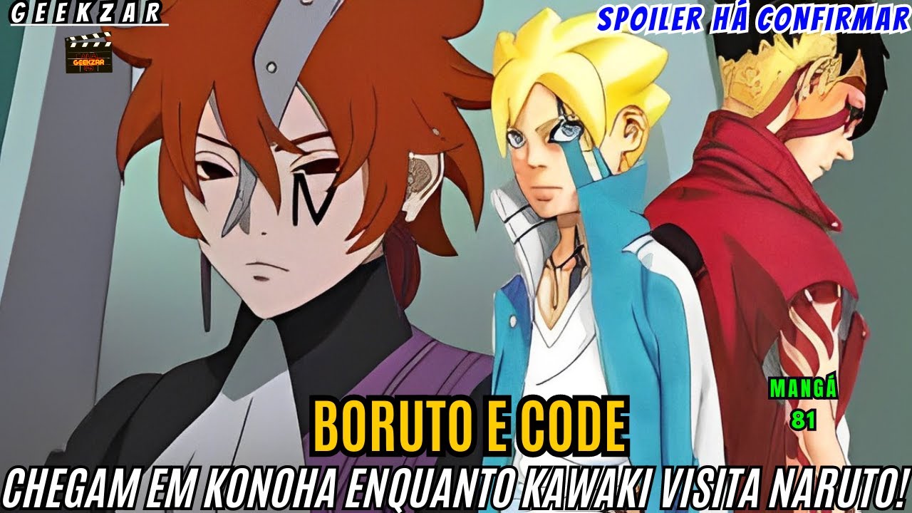 Boruto solou o Code! Kawaki chegou pra atrapalhar? Boruto Two Blue