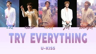 Video thumbnail of "Try Everything - U-KISS (ENG/Color Coded)"