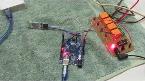 Arduino Based Home Automation Controlled By Bluetooth ( Android app)