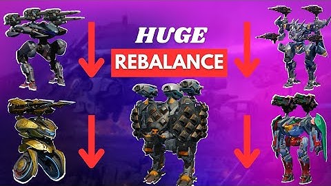Huge Rebalance 9.4 - Nerfs For Robots, Weapons & Titan / War Robots Test Server Gameplay