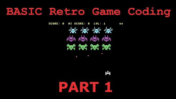 BASIC Retro Game Coding - C64 - Part 1