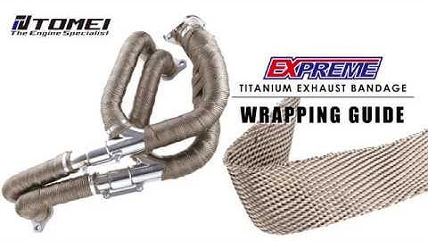 TITANIUM EXHAUST BANDAGE WRAPPING GUIDE