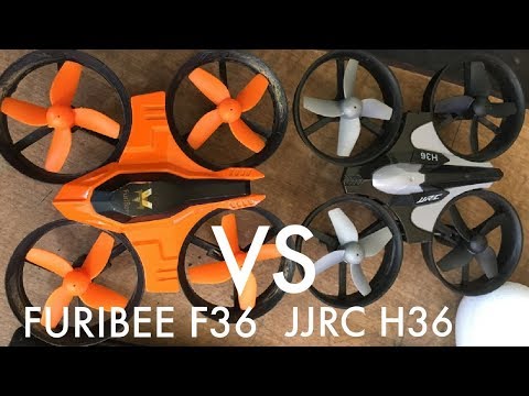 Furibee F36 VS JJRC H36 010 clone. PUNCH TEST - Which is the better tiny whoop style quad copter??