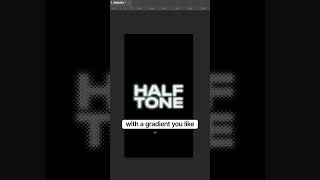 Here’s how to make this halftone dotted text in Photoshop!
