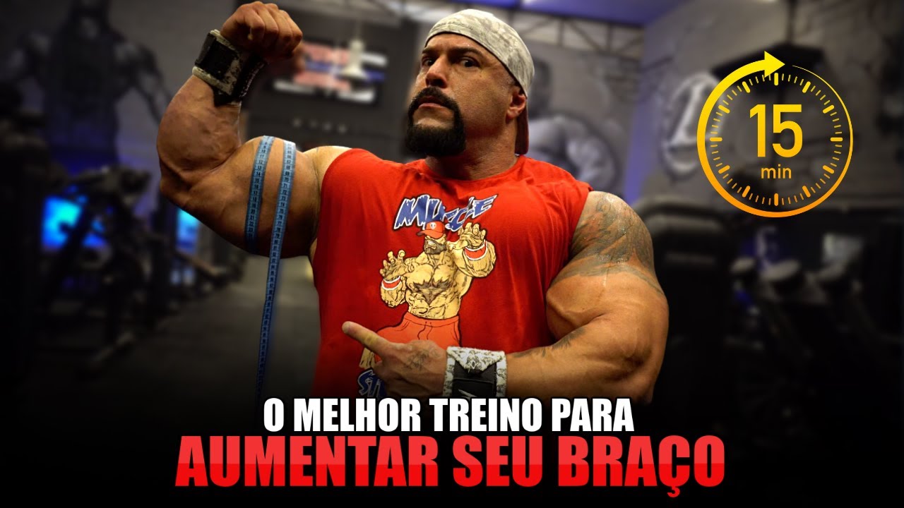 COMO AUMENTAR SEU BRAÇO EM 15 MINUTOS?