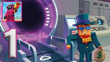 Pixel Combat Zombies Strike Gameplay Part 1 - Trailer - Android-iOS