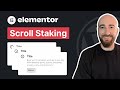 Cómo crear el Efecto Scroll Stacking con contenedores en Elementor