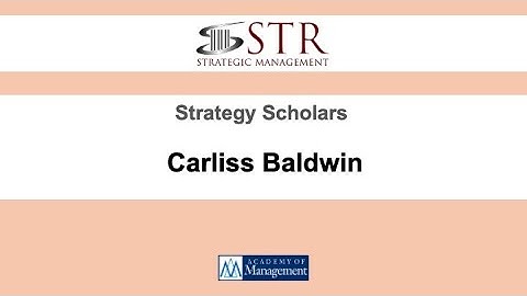 STR Meet the Scholar: Carliss Baldwin