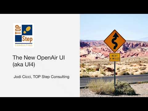 New OpenAir User Interface