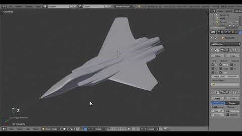 F-15 Eagle - 3D Modelling with Blender l Part 2/2