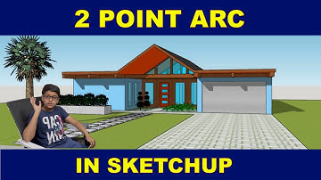 2 Point Arc command in SketchUp | Tutorial # 18 | Maaz sami @LearnwithMaaz1