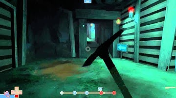 Trapped in pl_redhidingwoods and a particle system glitch