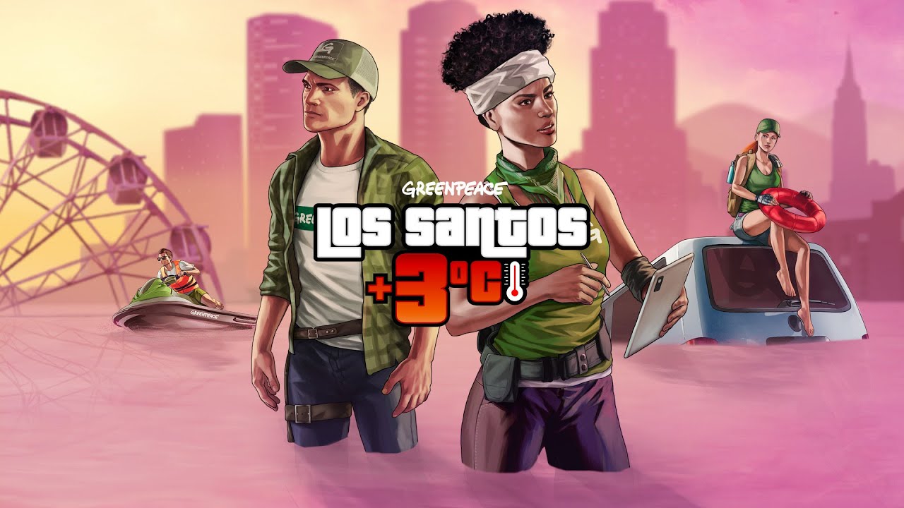 Los Santos +3ºC: A crise climática chega ao universo gamer - Greenpeace  Brasil