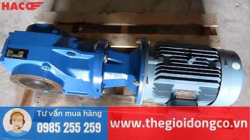 Motor giảm tốc ABB - ABM cốt âm vuông góc chịu tải nặng