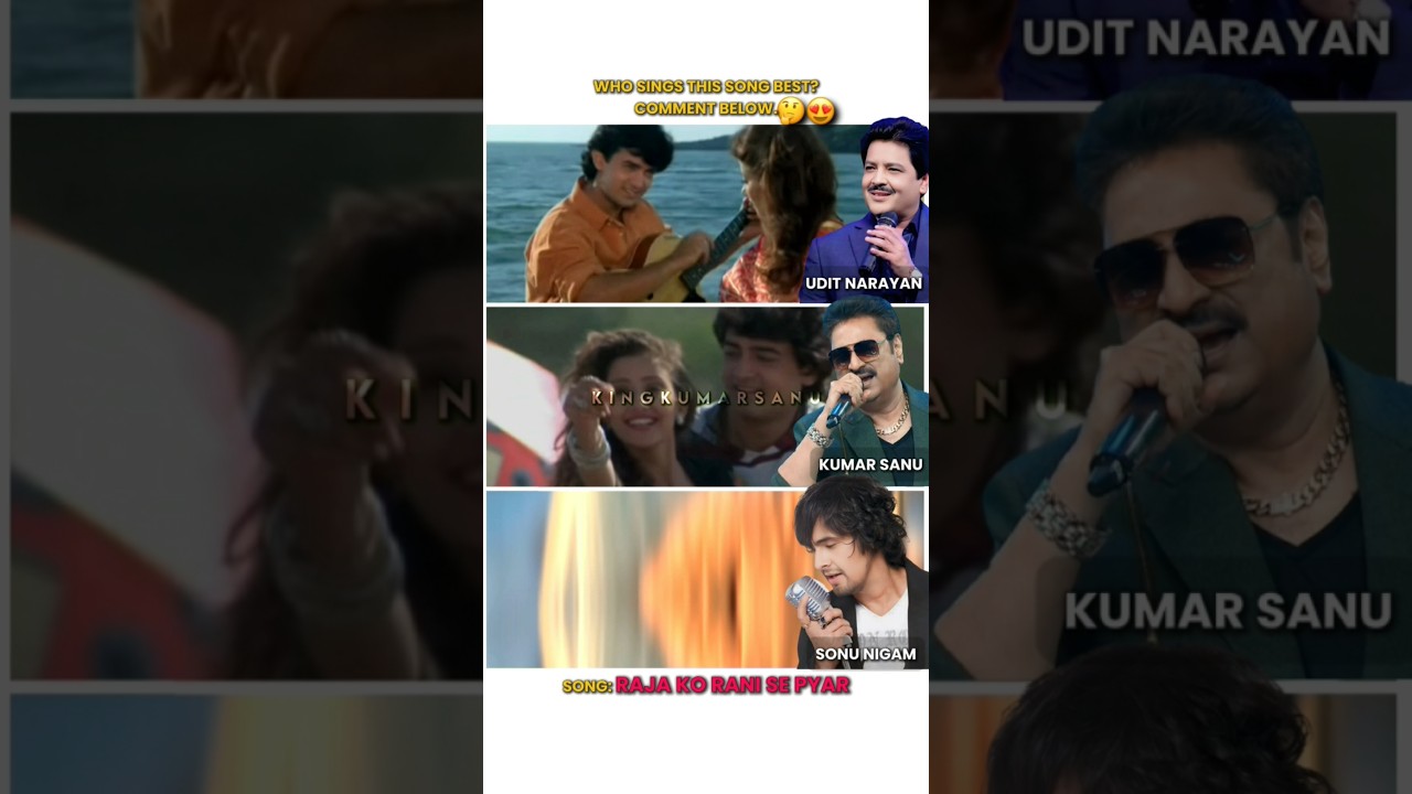 Raja ko rani se: Udit ji vs Sanu da vs Sonu Nigam🎙🤔😍 Which version you like 