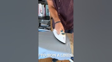 How to Iron Linen #howto #diy
