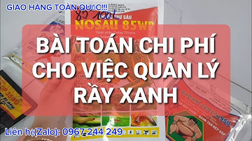 MỚI: GIỚI THIỆU NHÓM THUỐC ĐẶC TRỊ RẦY XANH MÁT CÂY, MÁT BÔNG, LƯU DẪN MẠNH #rayxanh #durian