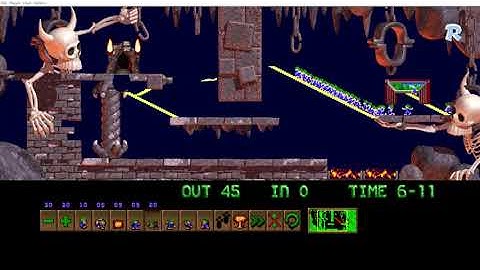 PSP Lemmings Superlemmini (The Boiler Room)