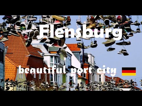 Flensburg: Germany | travel walk 4K | beautiful port city  | Very interesting game