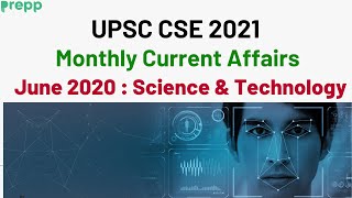 Monthly Current Affairs June 2020 | science and technology for UPSC 2021 | By Sourabh Jain