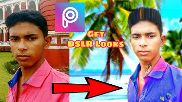 Do Professional Editing || DSLR effect+HDR effect+Awesome Background change in Picsart