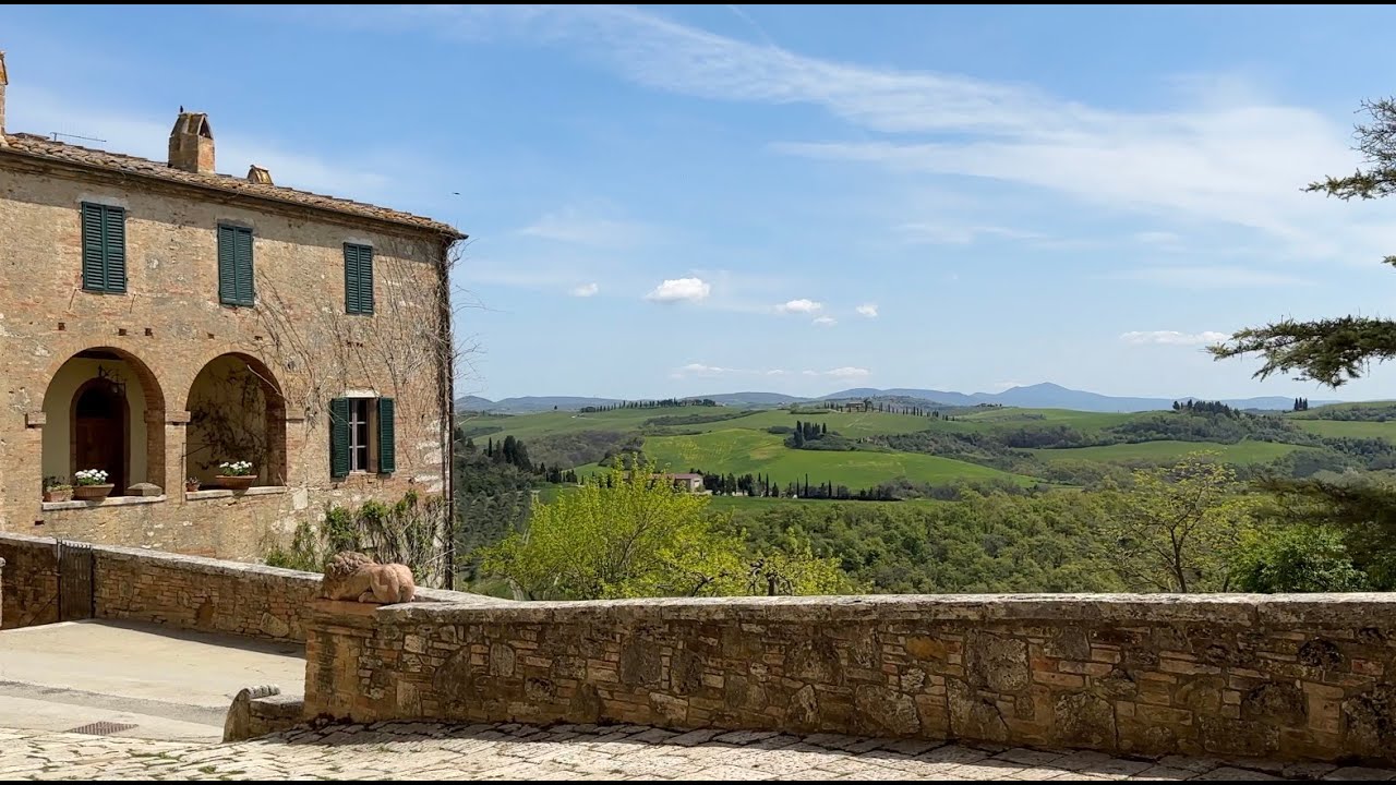 Lucignano d'Asso & Cosona countryside   HD 720p