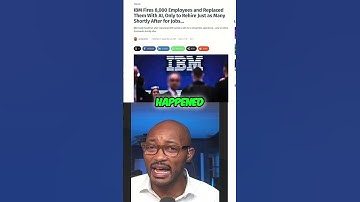 IBM FIRED 8,000 Workers… Then Did THIS with AI!
