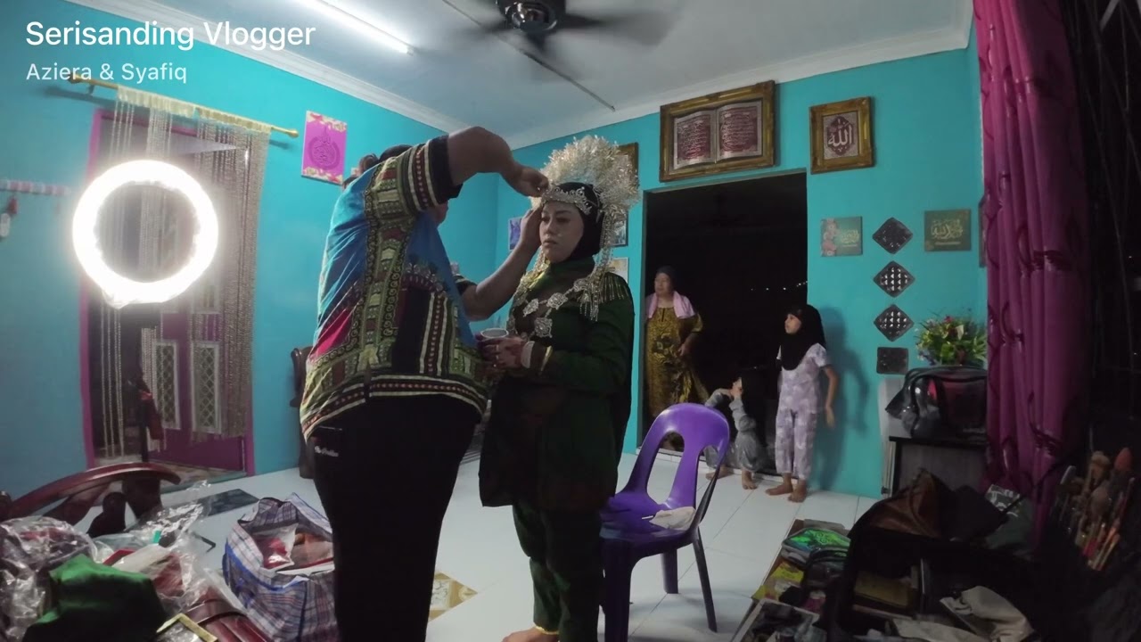 Persandingan adat melayu KAMPUNG SEMERA ULU Aziera suaidi & Syafiq