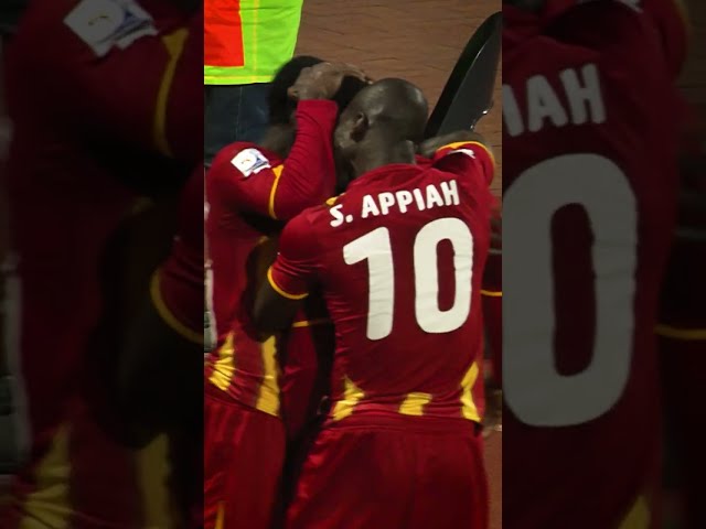 Magic from Asamoah Gyan in extra time ✨ | #Shorts