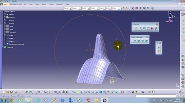 Catia imagine and shape Tutorial Net #Surface,Extruded,Revolve #4