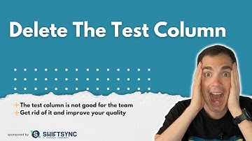 Delete The Test Column