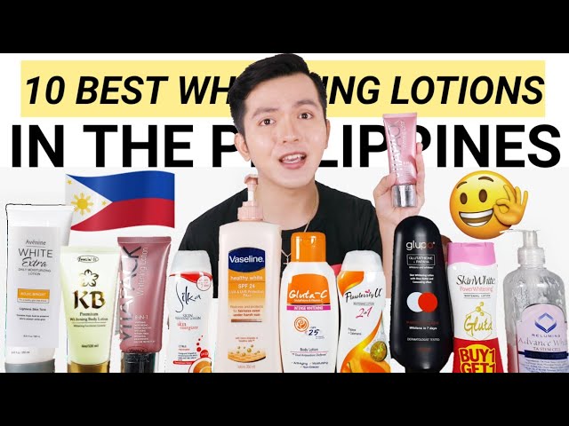 best glutathione lotion in philippines AFFORDABLE WHITENING BRANDS I'VE TRIED 10 Best Whitening Lotions in