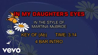 Martina McBride - In My Daughter's Eyes (Karaoke)