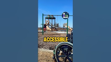 Inclusive playground equipment coming soon!🤩 #inclusion #nonprofit #trpswingchallenge #shorts