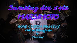 Samstag der 14te - MARSIMOTO - Onetake Drumcover Live at Klangfarbe BONE CUSTOM DRUM DAY By Drummax