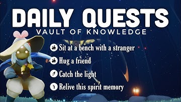 Daily Quest in Vault of Knowledge | sky children of the light | Noob Mode