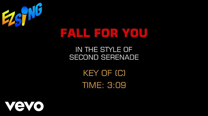 Secondhand Serenade - Fall For You (Karaoke)