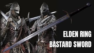 Forging the Bastard Sword from the ELDEN RING.