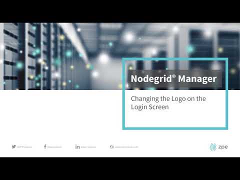 Nodegrid Manager - Changing the Logo on the Login Screen
