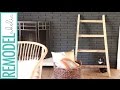 DIY Blanket Ladder Tutorial from Pallet wood; Build for Free!