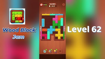 Wood Block Jam Level 62 Walkthrough | Step-by-Step Guide 🧩 | SolutionGuruji