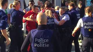 Police Belgique Bagarre Policiers Vs Marocains À Molenbeek Bruxelles