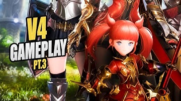 V4 First Look Gameplay #3 - Mobile MMORPG on PC